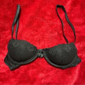 Timpa Alice Black Lace Padded Bra 32B